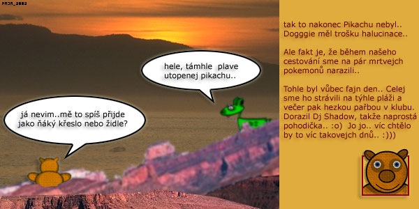 pokec na pláži, před koncertem