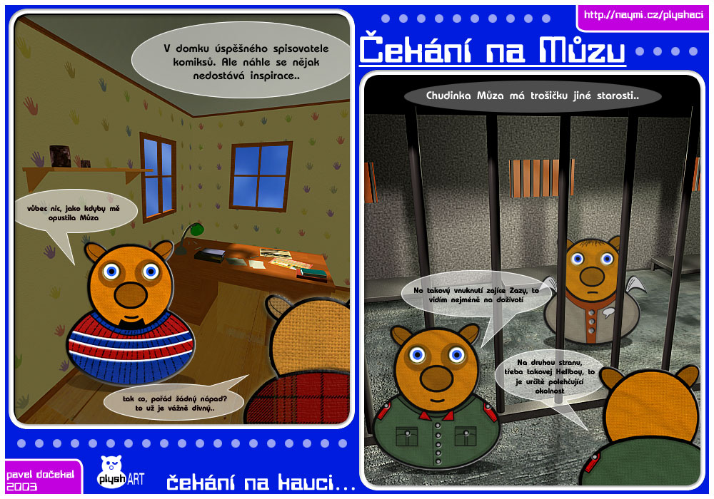 komiksová víla, původně dělaná pro komiks.cz, kde ji zmenšením pěkně zmršili..